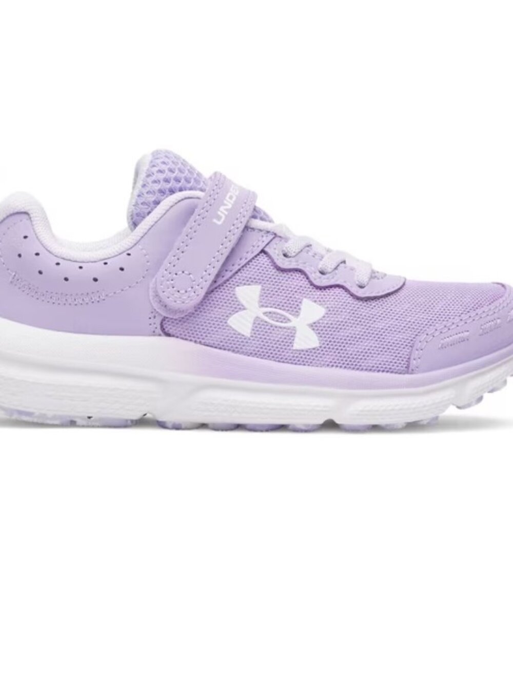 Under Armour Little Girl's Preschool Assert 10 Running Sneaker Salt Purple White